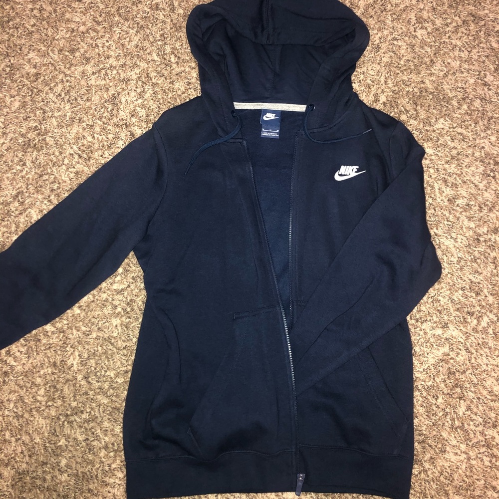 Navy Nike Zip Up Womens sz. M